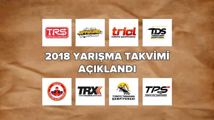 2018 Competition Calendar Announced