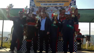 Çan’da Teleferik Offroad Zirvede