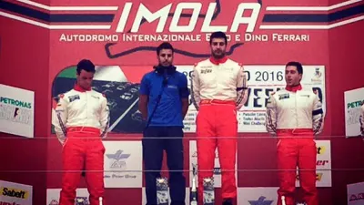 Timur on the Podium in Italy