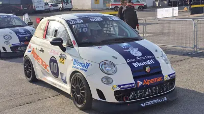 Kuzey on the Podium at Misano in Northern Italy