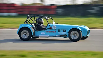 Caterhams Hit the Track