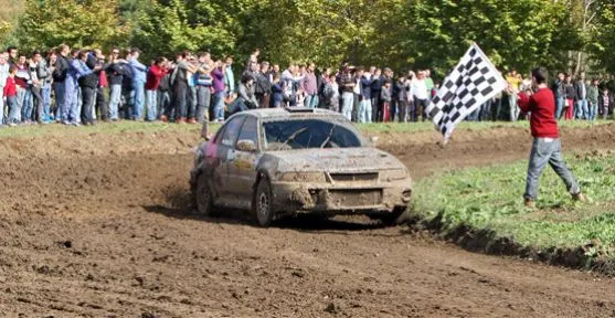 Mud Bath at the Rallycross