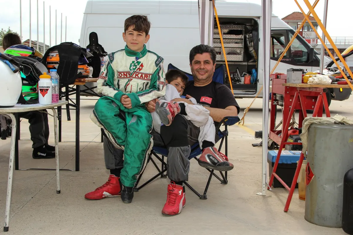 Father and Son Kolot Take to the Track