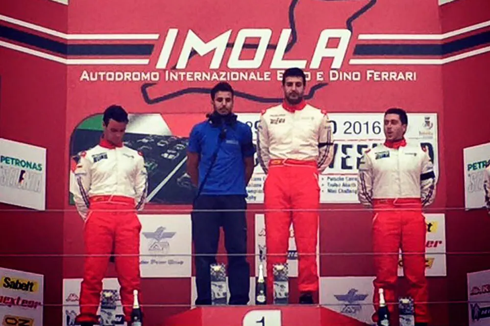 Timur on the Podium in Italy