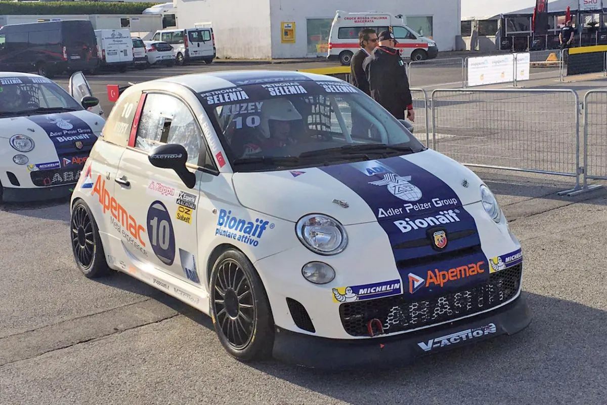 Kuzey on the Podium at Misano in Northern Italy