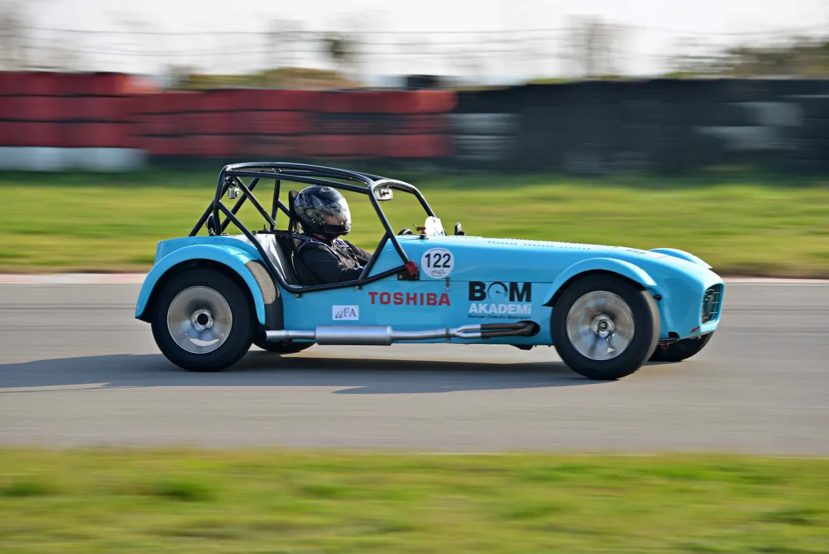 Caterhams Hit the Track